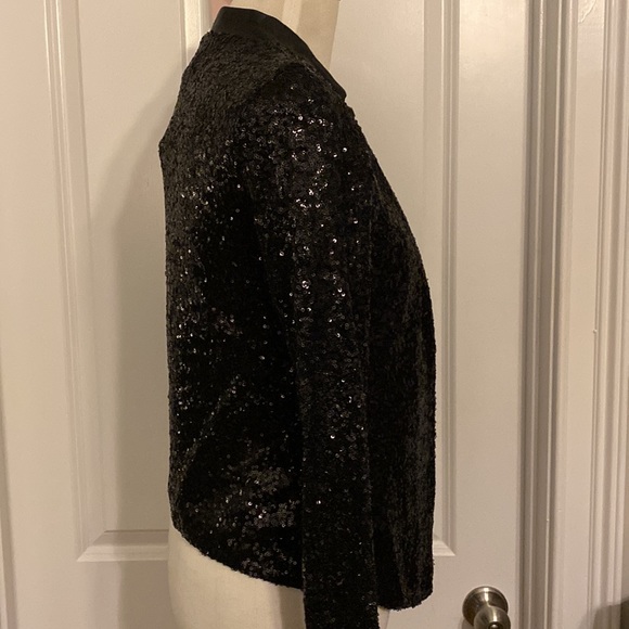 Ella Moss Black Sequin Jacket - size Extra Small ( XS ) - Picture 6 of 8